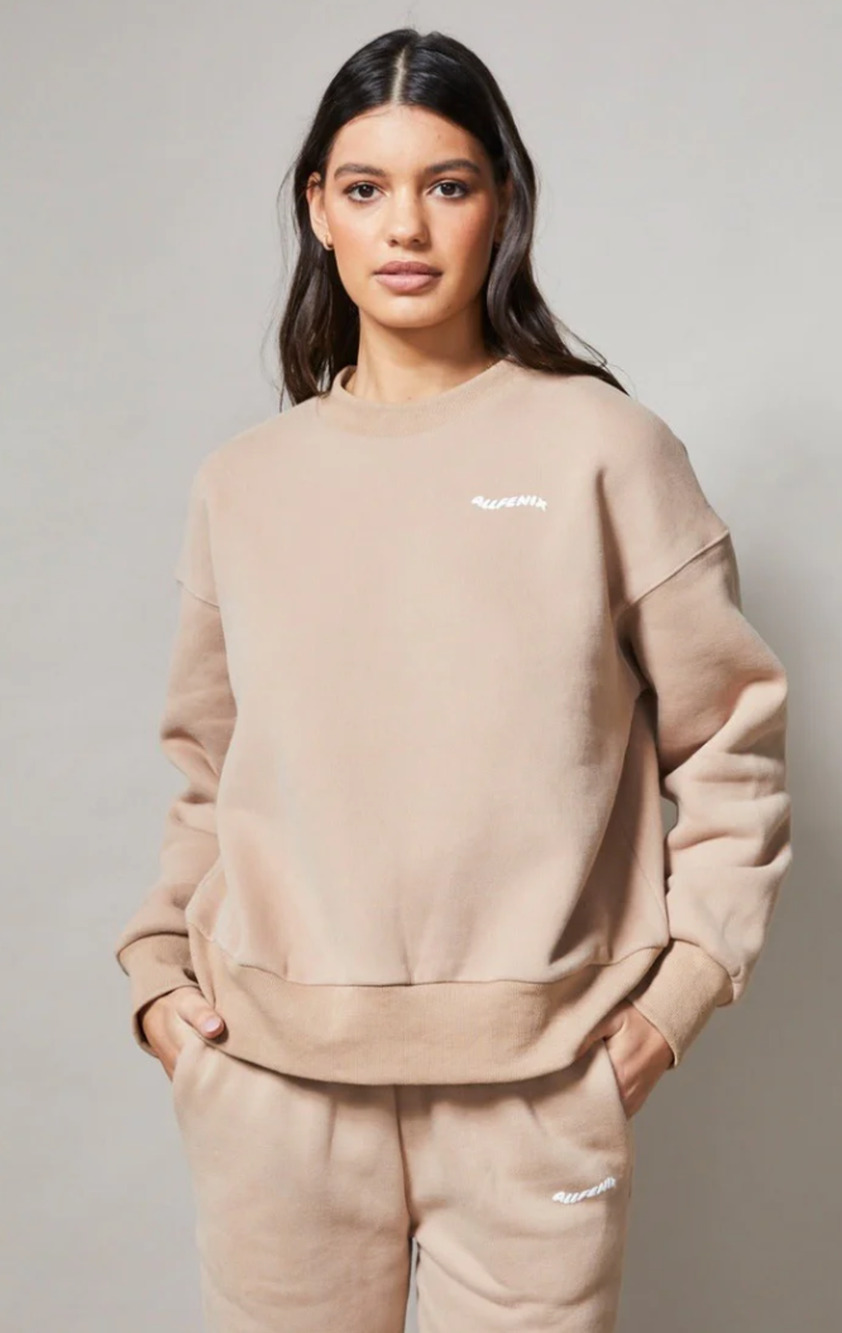 All Fenix Waves Jumper Hazelnut Pullover Sweatshirt Womens Size Large NWT